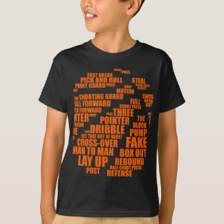 T-shirt Basketball - Girl B-ball Typographie Tee