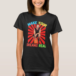 T-shirt Basketball Inspirant Réalisez Vos Rêves