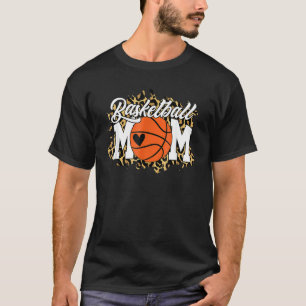 T-shirt Basketball Maman Basketball Jeu Vibes Jour Mères D