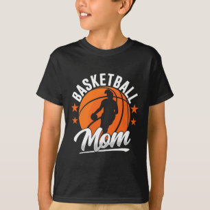 T-shirt Basketball Maman Coach Match Joueur Équipe Mère Mo