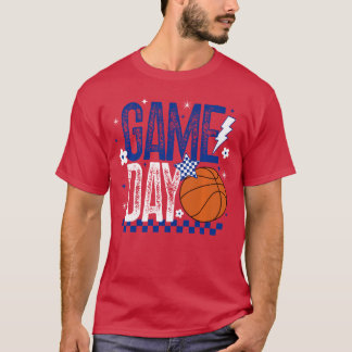 T-shirt Basketball Maman Jour de matchipoff Saison Rétro B