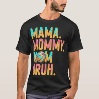 T-shirt Basketball Maman Maman Maman Maman Fête des Mères