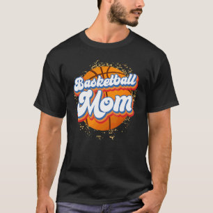 T-shirt Basketball Maman mignonne Distressed Mère Fête 1