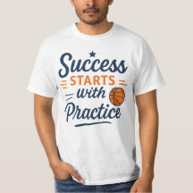 Basketball Motivation Quote Practice Success