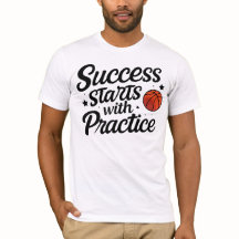 Basketball Motivation Success Practice Quote