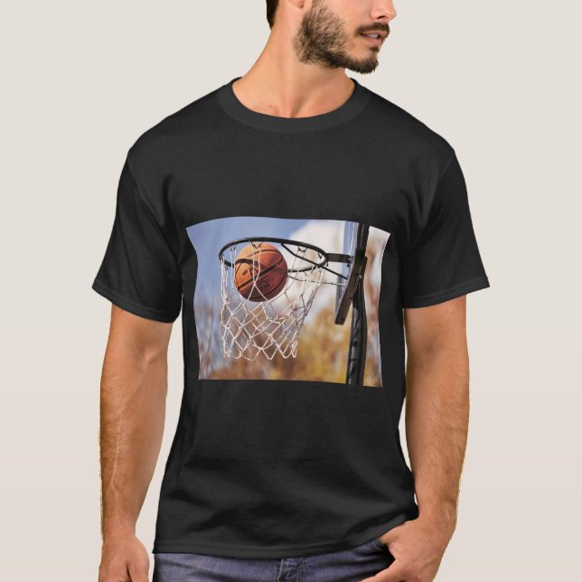 T-shirt Basketball Passion Graphic Tee (Devant)