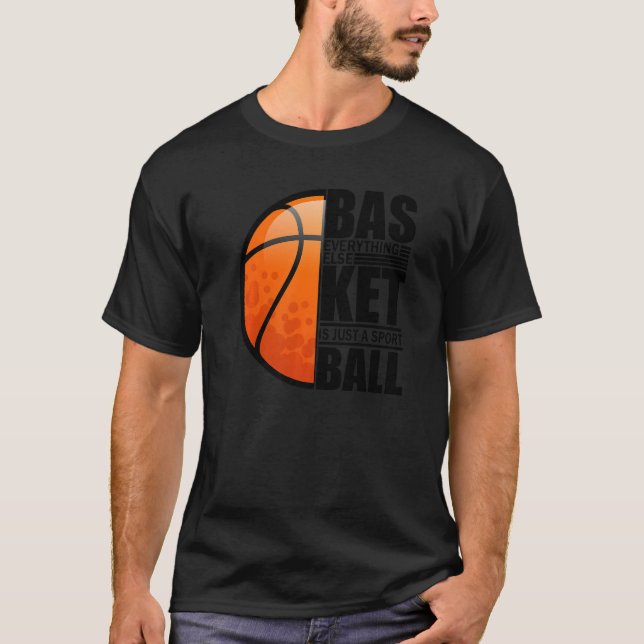 T-shirt Basketball Players Basketball Team Graphic Sports  (Devant)