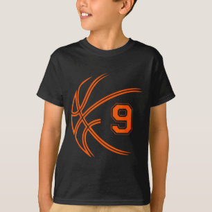 T-shirt Basketball pour 9e anniversaire Neuf 9 ans garçons