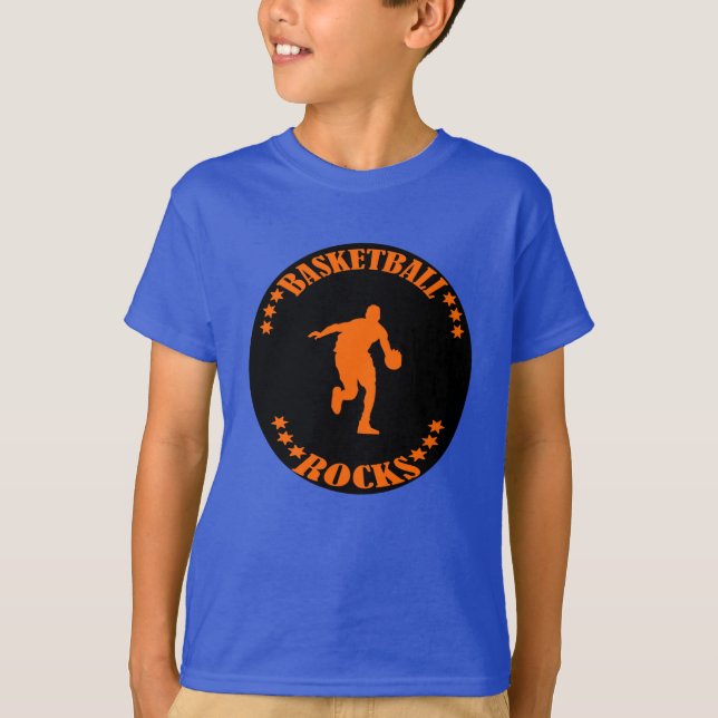 T-SHIRT BASKETBALL ROCKS ! (Devant)