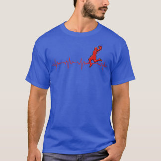 T-shirt Basketballer Hearbeat Pulse EKG Basket Ball