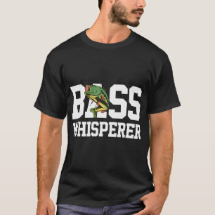 T-shirt Bass Chuchoteur Pêche Grande Bouche Drôle Pêcheur