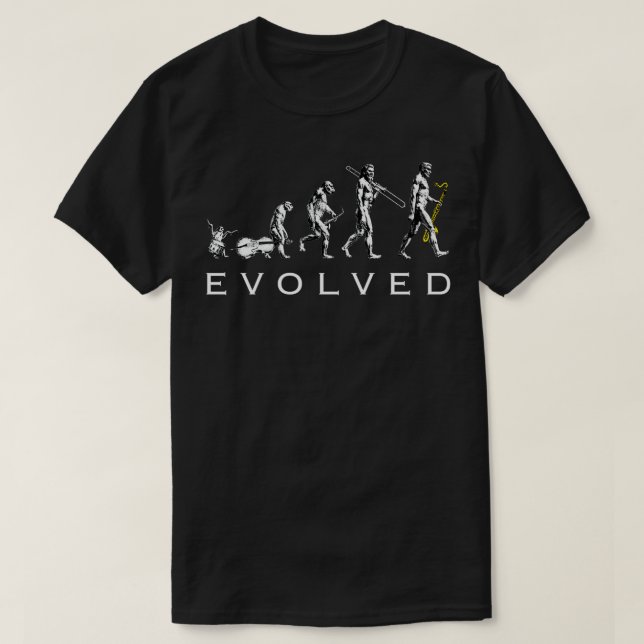 T-shirt Bass Clarinet Evolution (Design devant)