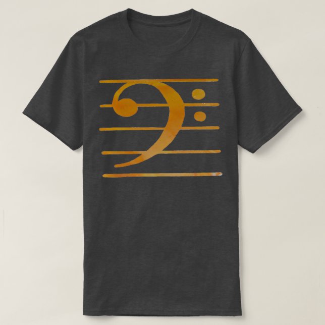 T-shirt Bass clef (Design devant)