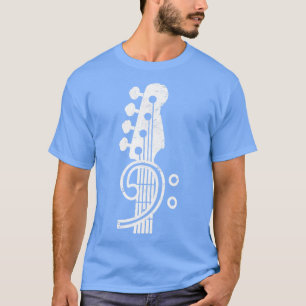 T-shirt Bass Clef Musique Cadeau Bass Bassistance