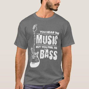 T-shirt Bass de citation de musique cadeau de Baider