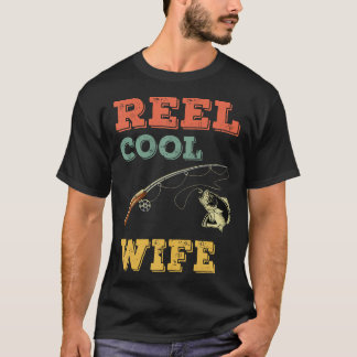 T-shirt Bass Fish Reel Cool Femme Pêcheur Cadeau - Bass