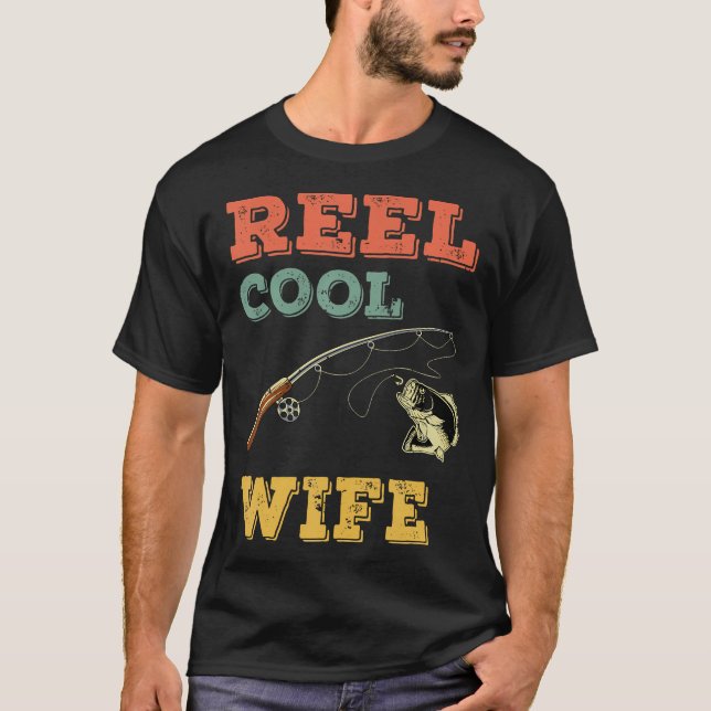 T-shirt Bass Fish Reel Cool Femme Pêcheur Cadeau - Bass (Devant)