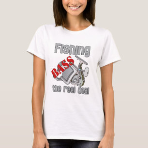 T-shirt Bass Fishing The Reel Deal