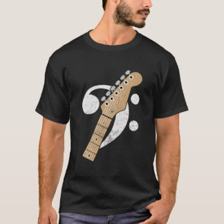 T-shirt Bass Guitar Headstock Bassist and Bass Player