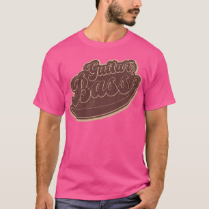 T-shirt Bass Guitare Brown vintage