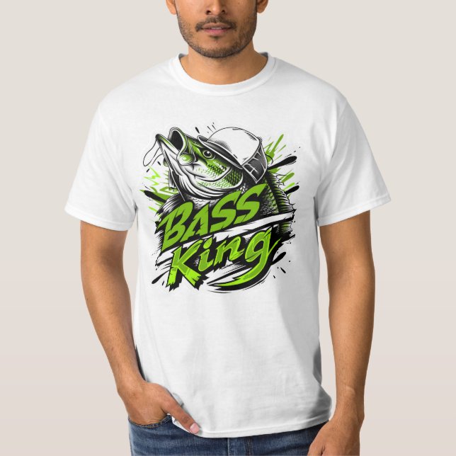 T-shirt Bass King- Mens Tee (Devant)