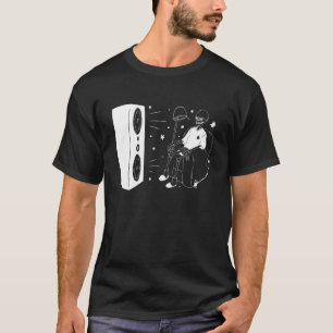 T-shirt Bass Music Skeleton Music