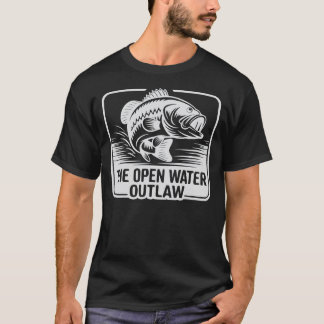 T-shirt Bass Outlaw en Eau Libre Personnalisé