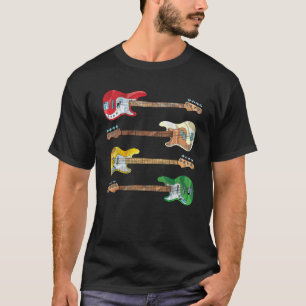 T-shirt Bass Player Guitariste Cadeau Baid Musique Bass Gu