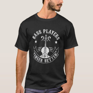 T-shirt Bass Players Doigt mieux
