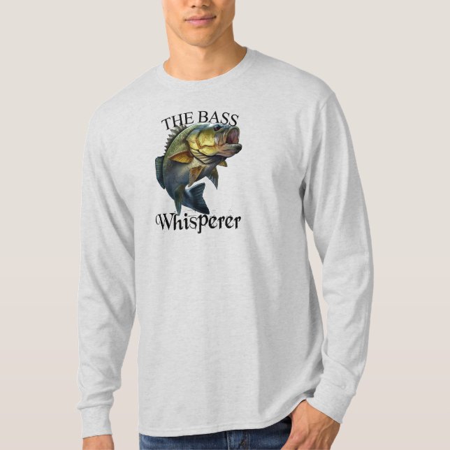 T-shirt Bass Whisperer Léger Long Manche (Devant)