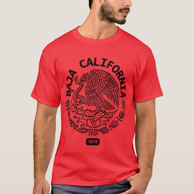 T-SHIRT BASSE-CALIFORNIE MEXIQUE (Devant)
