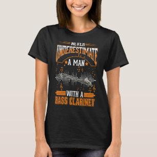 T-shirt Basse Clarinet Man Basse Clarinétiste 1