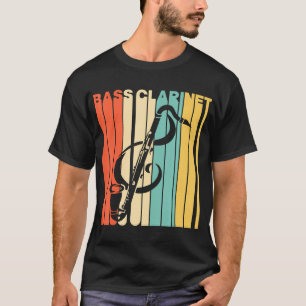 T-shirt Basse Clarinet Silhouette
