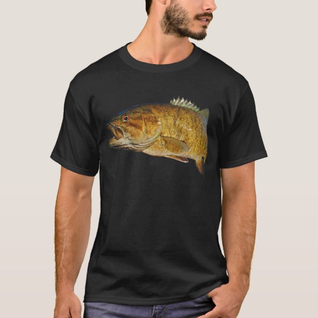 T-shirt Basse de Smallmouth (Devant)