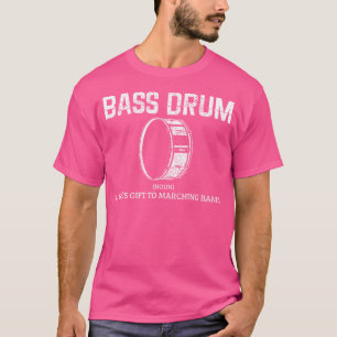 T-shirt Basse définition de tambour amusant Marching bande