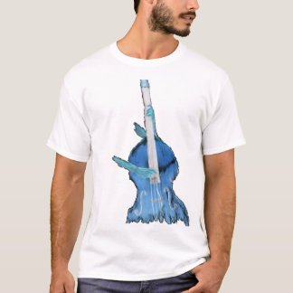 T-shirt Basse droite, jouée par deux mains, inversion