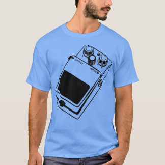 T-shirt Basse et Guitare, effet pédale de l'estomac overdr