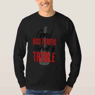 T-shirt Basse Guitare Baid Femmes Et Hommes Basse Joueur 1