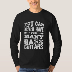 T-shirt Basse Guitare Baid Femmes Et Hommes Basse Joueur 5