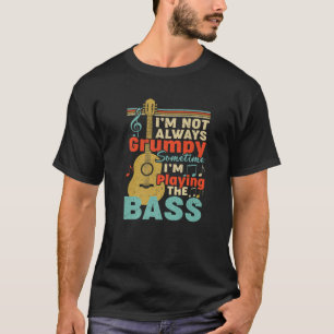 T-shirt Basse Guitare Lecteur Funny Retro Musique Guitares