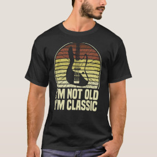 T-shirt Basse Guitare Lecteur Musique Baid Instrument