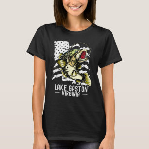 T-shirt Basse Jeu Pêche Sports Pêcheur Lac Gaston Vir