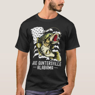T-shirt Basse Jeu Pêche Sports Pêcheur Lac Guntersvil
