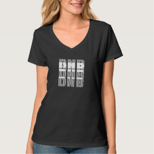 T-shirt Basse tambours DNB et Basse EDM Music Rave