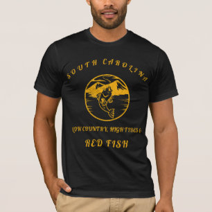 T-SHIRT BASSE TERRE DE CAROLINE DU SUD, MARÉES HAUTES & PO