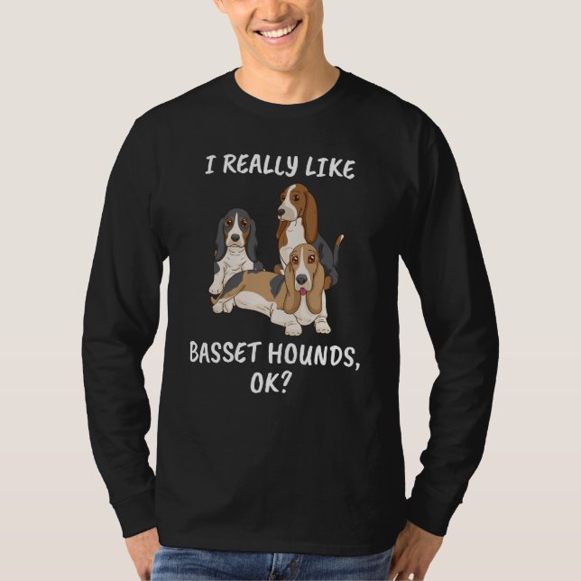 T-shirt Basset Hound Cadeau Hommes Amoureux des chiens Chi (Devant)