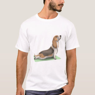 T-shirt Basset Hound Chien Yoga Pose Méditation Zen entraî