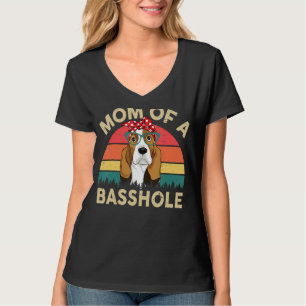 T-shirt Basset Hound Dons Maman D'Une Fille Drôle De Bassh