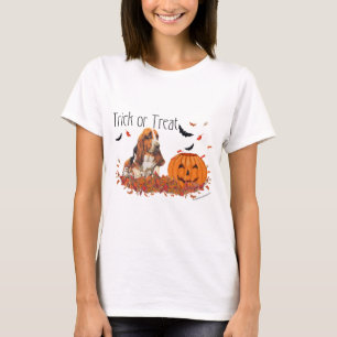 T-shirt Basset Hound Halloween