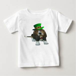 T - Shirt Basset Hound Happy St. Patrick's